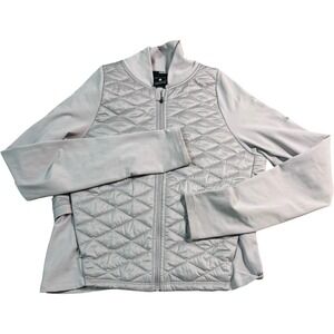 Women's‎ Nike AeroLayer Thermore Running Jacket Sz S Atmosphere Grey CJ5559-059